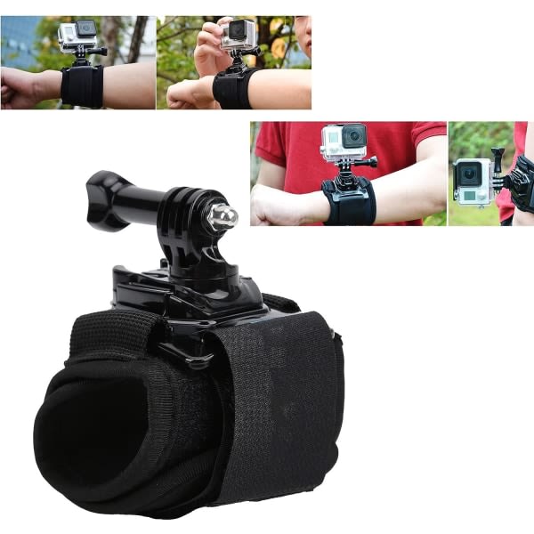 Handledsrem, 360 väghyvlar rotation Universal lättviktsstabiliserad kameraarm Handremsbälte