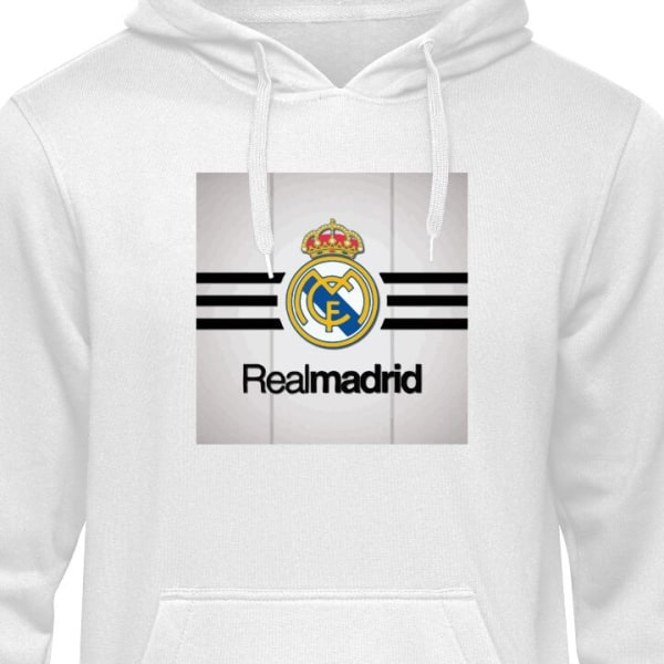 Barn Hoodie Real Madrid Vit 9-11 År 9-11 Vuotta
