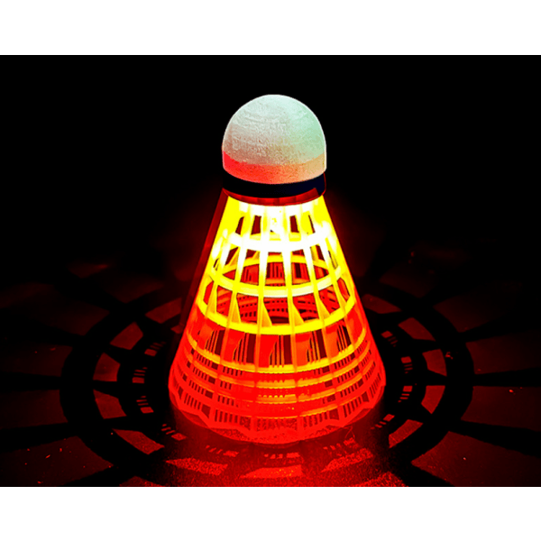 Sulkapallo, 4 LED Sulkapallofjäderboll, nylon