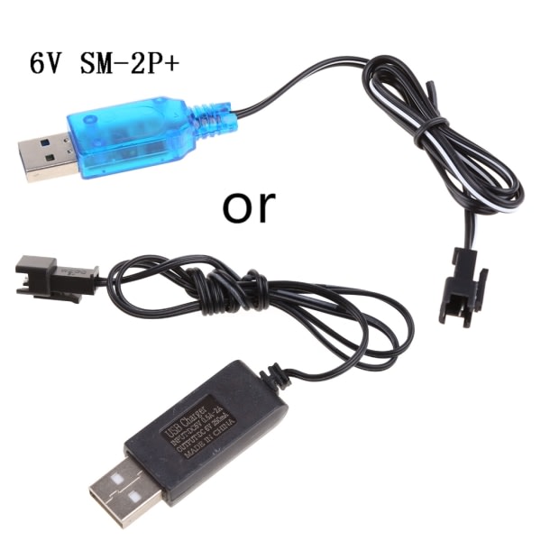 USB 6V 250mA NiMh/NiCd batteri USB lader for 5S NiMh/NiCd batteripakker, SM 2P elektrisk leketøyslader for Racing Rc Truck