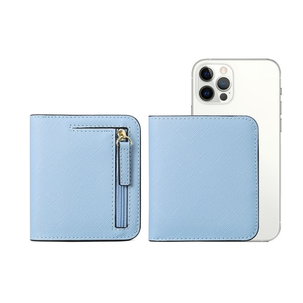 Rfid Blocking Small Compact Bifold Luxury Mini Pocket Lommebok