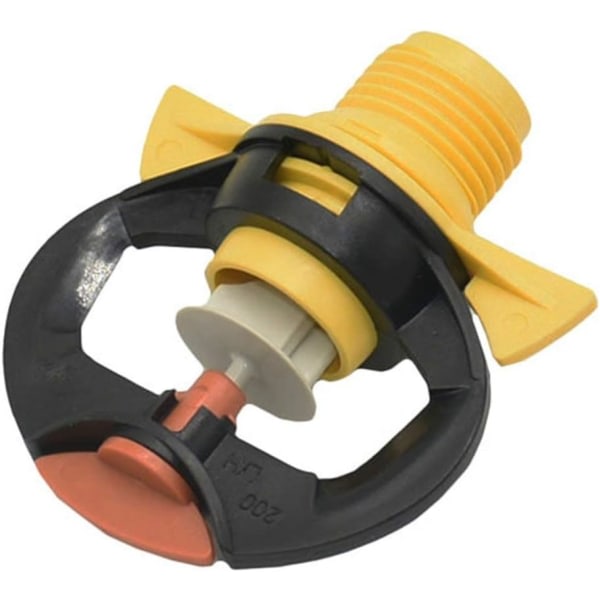 Set med 360° roterende mikroskinker for vanning
