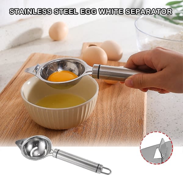 Eggseparatorkanne i rustfritt stål