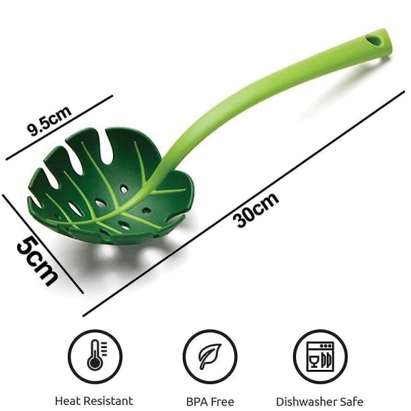Matlagningssked för non-stick-kokkärl - BPA-fri kökssked, högvärmebeständig nylon för matlagning