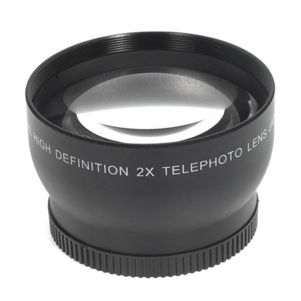 2,0X 52 mm teleobjektiivi etu- ja takakannella D7100 D5200 D5100 D3100 D90 D60 kameroille