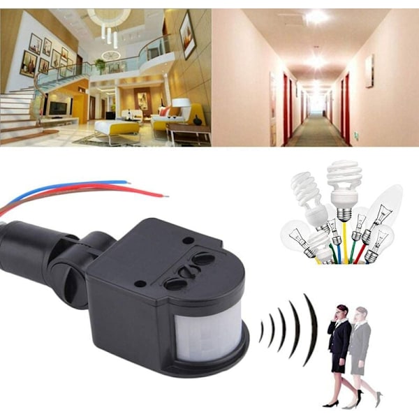 AC 85V-220V Infraröd PIR Rörelsesensorsbrytare för Laddningslampa