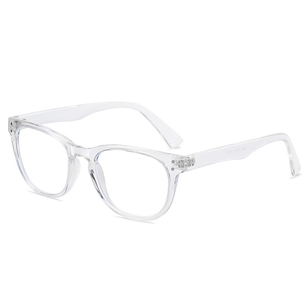 Blåljusglasögon, overdimensionerede blåljusglasögon for kvinder og män, datorglasögon med ansträngning og UV-beskyttelse