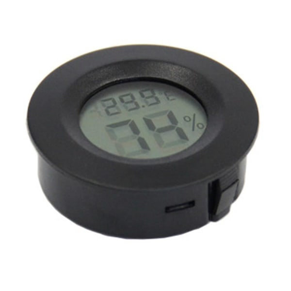 2-pak Mini Hygrometer Termometer Digital LCD-skjerm, fuktighetsmåler