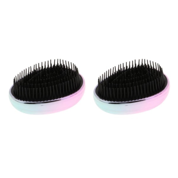 TG 1/2/3/5 Bärbar Fickkam för att reda ut Hår för Kvinnor Flerfärgad 9 x 4,5cm 2-pack