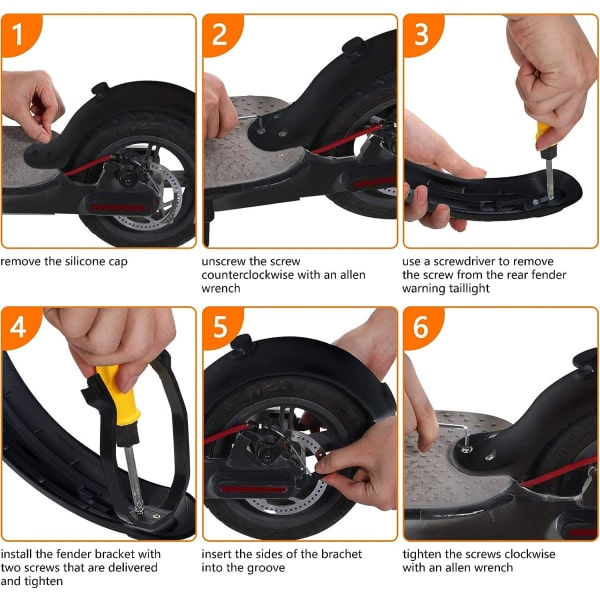 TG Elektrisk Scooter Bagageplade til Xiaomi M365/M365 Pro Mudguard, w