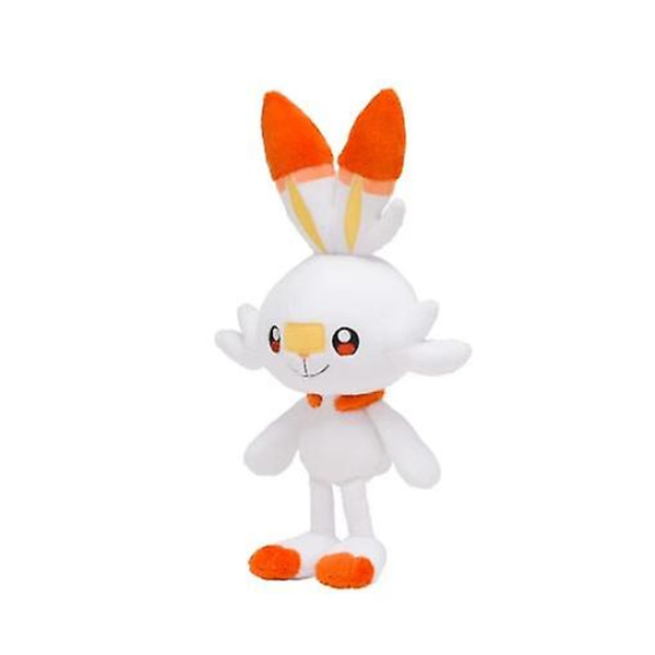 35cm Scorbunny Kanin Plysch Söt Sword Shield Anime Spel Elf Docka