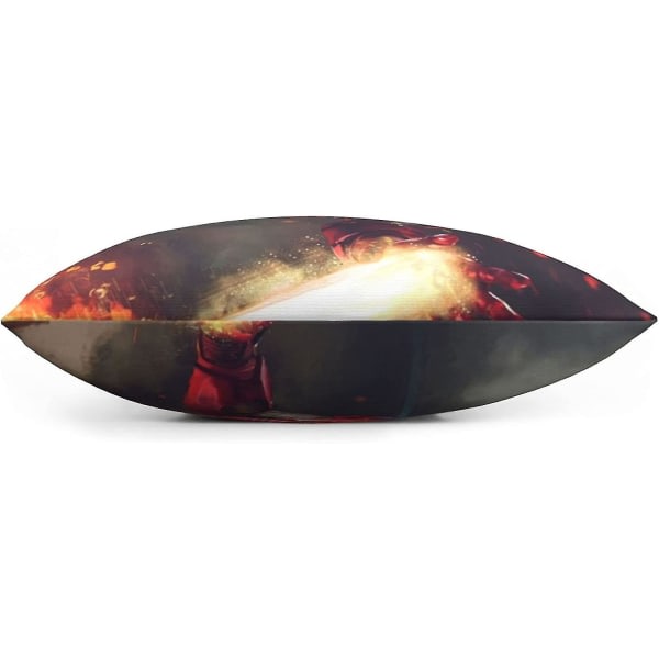 Mjukt och slitstarkt Iron Man kuddfodral, set med 1 örngott fyrkantigt skrovhus soffa 45 x 45 cm