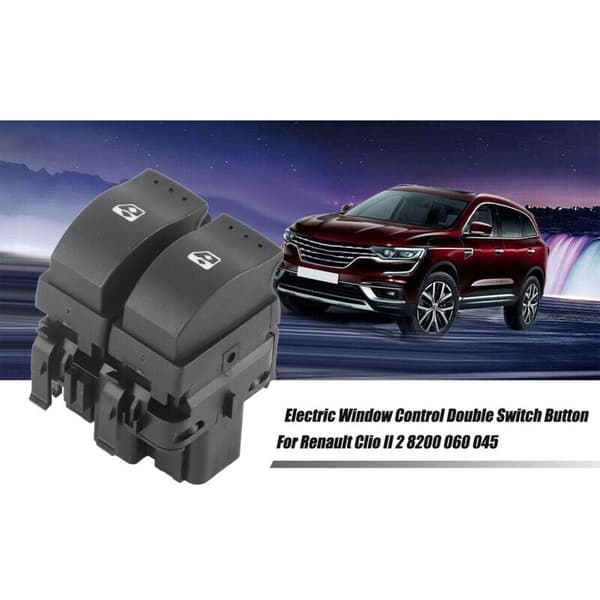 Dobbel Elektrisk Vinduskontroll Bryterknapp For Clio II 2 8200 060 045..DEBUNS