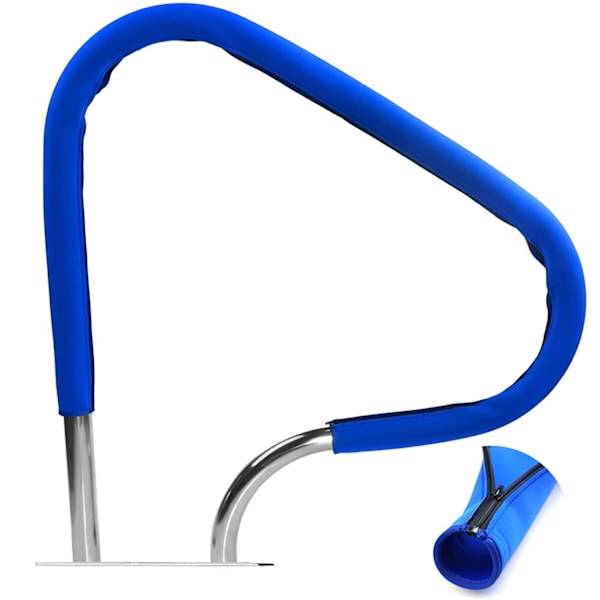 Amazon bestselgende sklisikker bassengtrekk, rekkverkstrekk, håndtakstrekk, bassengstigetrekk, bassenghåndtakstrekk 180cm Blue