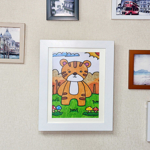 My little Davinci puinen valokuvakehys 20 arkkia taidetta - lasten musta onesize