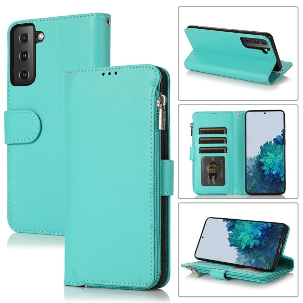 TG Samsung Galaxy S21 - Praktisk & Stilfuld Pung-Etui Brun