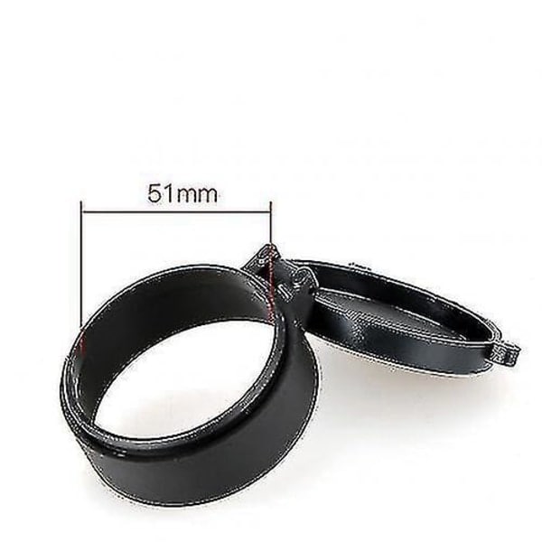 Kikkersigte Dæksel 25,5 mm-64 mm Dæksel Flip Up Hurtig Fjederhætte Objektiv Linslås Jagtkikker Kaliber 51mm