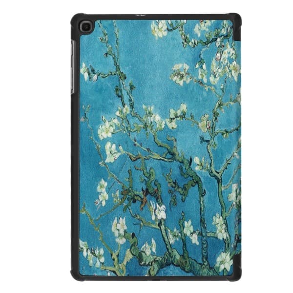 Slank Passform Deksel Til Samsung Galaxy Tab A 10.1 2019 - Trær med Blomster Multifarget