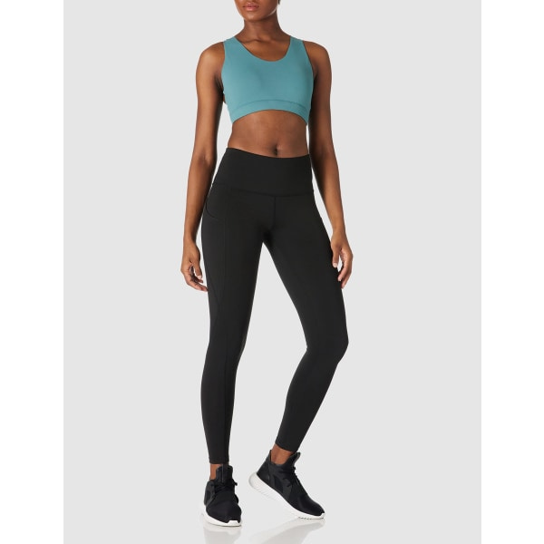 Yoga Sport BH för Kvinnor Medel Impact Avtagbar Vadderad Sport Top Sexig Korsrygg Rem för Gym Fitness