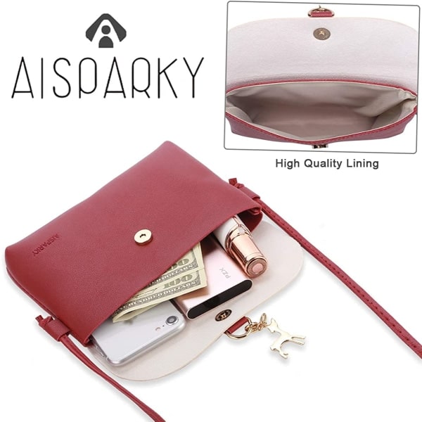 Lille Crossbody-taske til piger PU-læder skuldertaske Crossbody-taske til teenagepiger