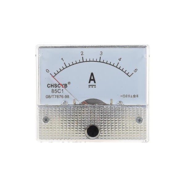 85C1-A Analog Ström Panelmätare DC 5A Amperemeter