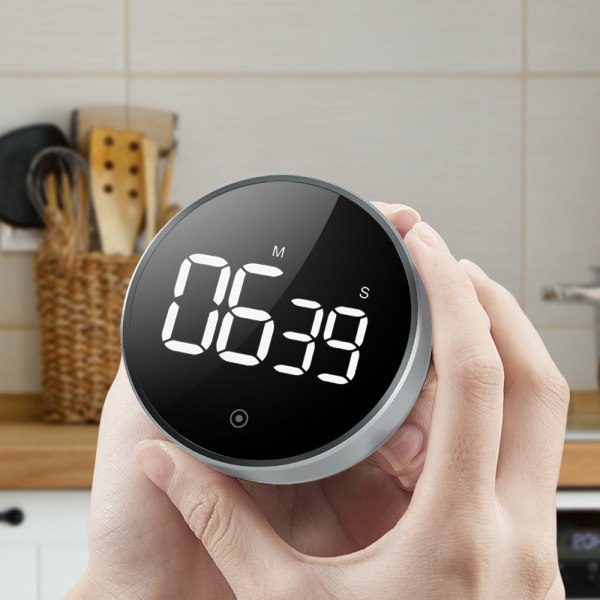 Digital Køkken Timer med 3 Lydniveauer