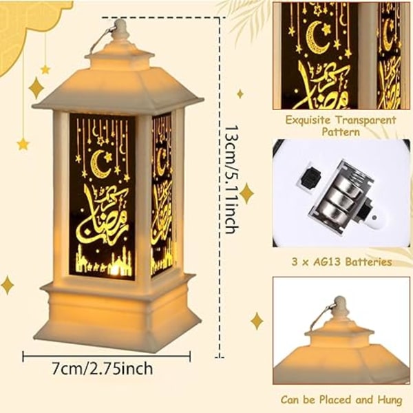 Ramadan-koristeet, lyhty, vintage, lyhty, koriste, ramadan, koriste, lamppu, setti