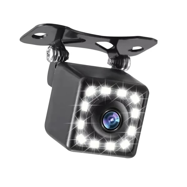 Högkvalitativ Digital 4LED/8LED/ Bilkamera Vattentät Nattseende Vidvinkel 170 grader Bil Backkamera Backup Backkamera 12LED