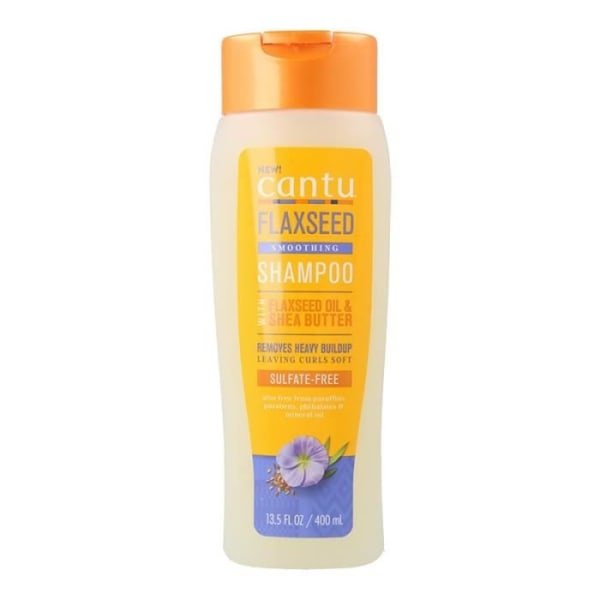 TG Cantu Linsiöljy Tasoittava Shampoo 13,5 Oz/400 ml