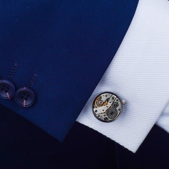 BUGOLINI Tourbillon Mekaniske Manchetknapper til Mænd, Runde Manchetknapper i Rustfrit Stål med Roterende Tandhjul, Gave til Forretning og Bryllup, Sølv