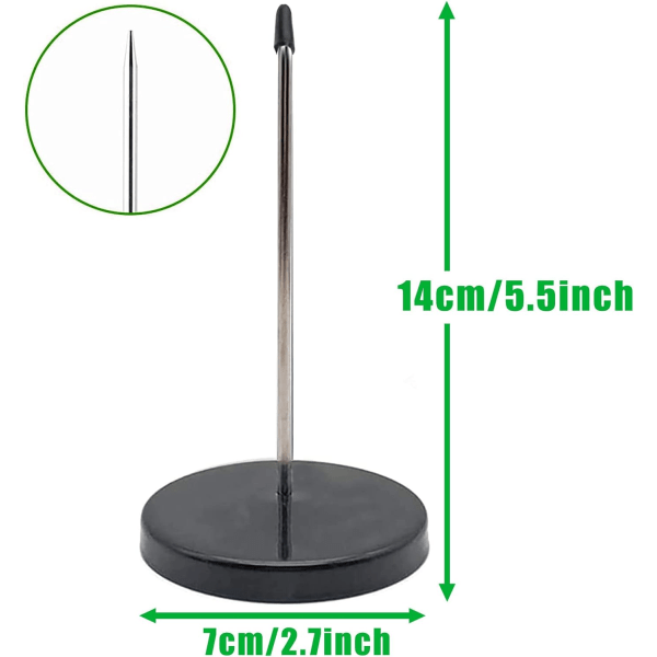 2 stk. metallpengesamler, kvittholder, memoholder, papirsamler