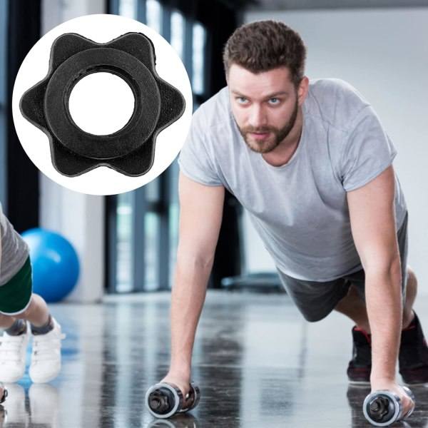 Skivstångs sexkantsmuttrar - 2 st Anti-slip Spin-Lock krage skruvklämmor