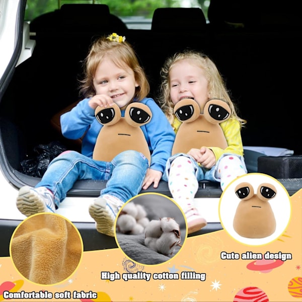 Alien Plyslegetøj, 22cm Alien Pou Plyslegetøj, Kawaii Plysdyr