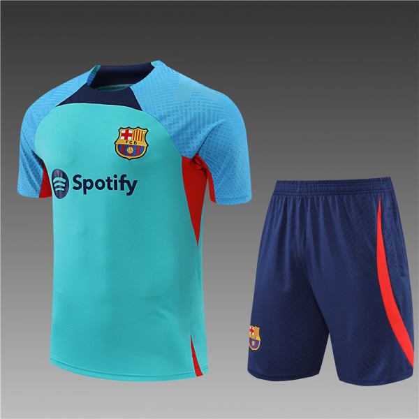 22-23 ny säsong Barcelona kortärmad tröja kostym blå XXL