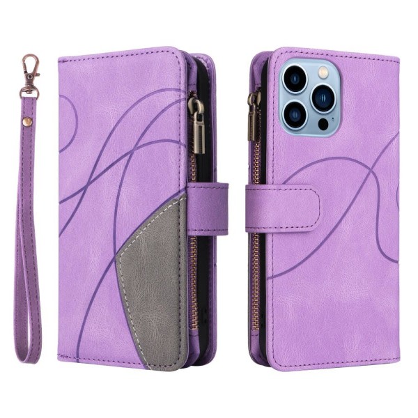 KS Wallet Case til iPhone 13 Pro Max - Lilla Lilla