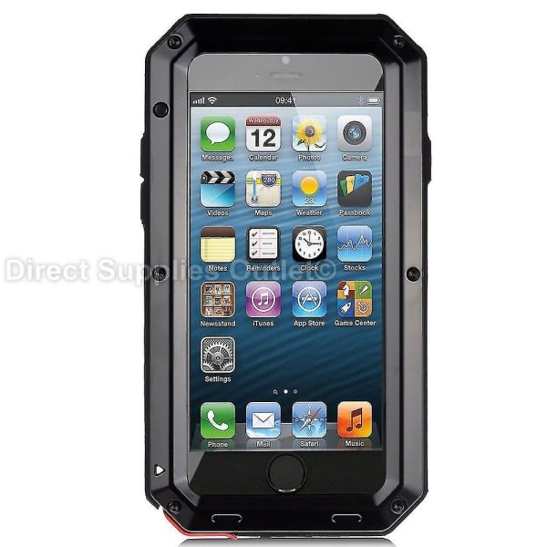 TG Heavy Duty Gorilla Metallfodral Case för Iphone 14 13 12 Xr X 8 Pro Max Se