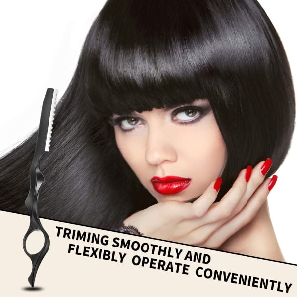 TG 11 stycken Frisör Razor Hair Thinning Comb Cutting Razor Co