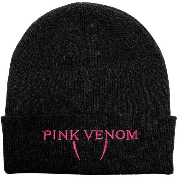 SvartRosa Unisex Vuxen Rosa Venom Beanie One Size Sort/Rosa Sort/Rosa One Size