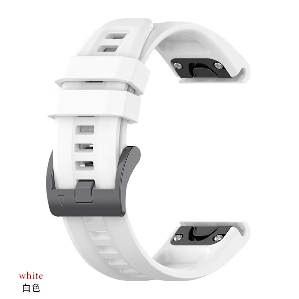 26mm silikonarmband för Garmin fenix 7X 7 7S 6X 6 Pro 6S 5 5X Plus Smartwatch Band Armband för Garmin Descent mk2i mk3 51mm 1 12 Garmin instinct 2S