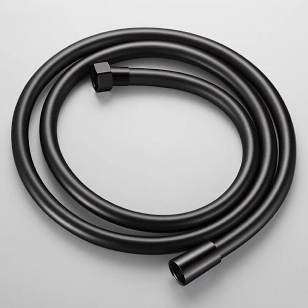 1,5 m Svart PVC Flexibel Duschslang för Handhållen Duschmunstycke i Badrum från DEBUNS