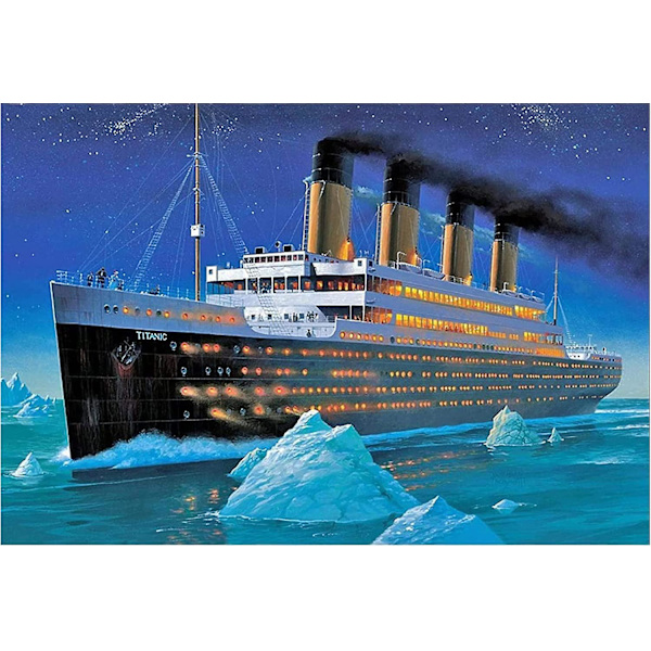 Jyshc Puslespill 1000/500/300 Brikker Tremontering Bilde Titanic Havplakat Voksenspill Utdannende Lekevarer Fx36nj 1000