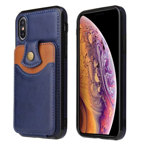 TG Robust Kotelo Korttitaskulla - iPhone XR Vaaleanruskea