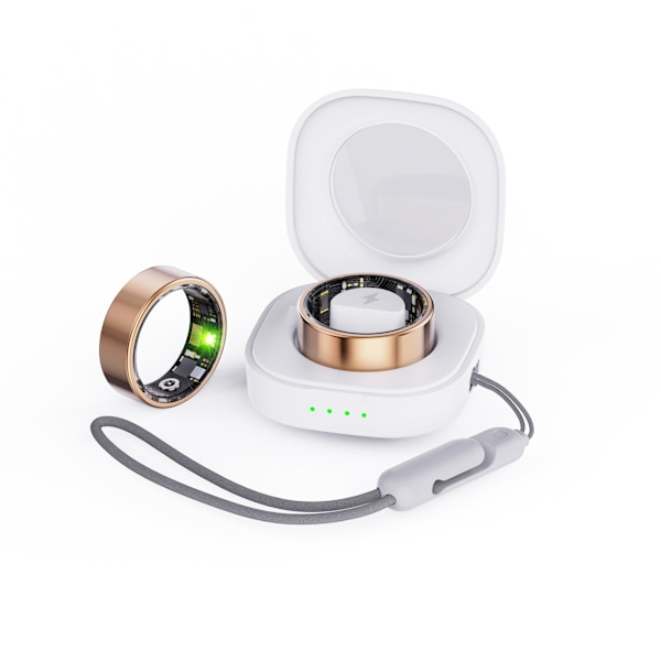 Privat modell R11M smart ring puls syremättnad 100+ sportlägen Smart Ring smart ring Gold Band