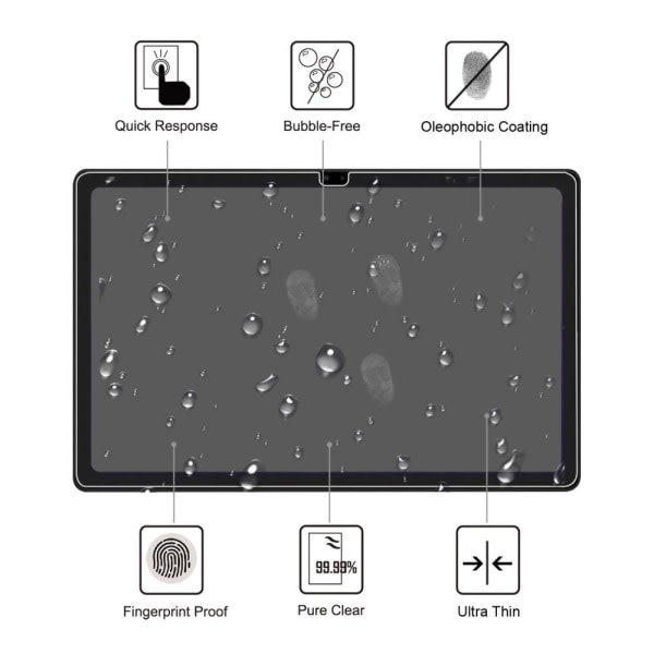 Samsung Galaxy Tab A7 10,4\" hærdet glas Transparent