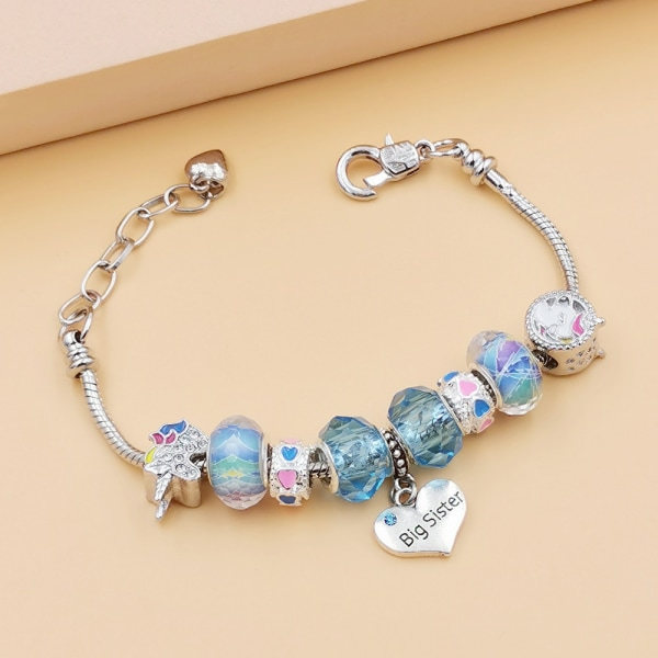 Glimmande Crystal Charm Armband Smycken Armband med Presentförpackning Set för Dam