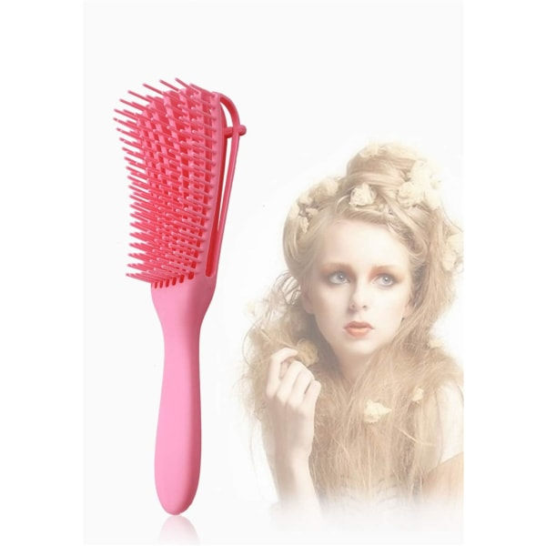 TG 2-pak Detangling Brush til krøllet hår, ez Detangler Brush Hair D