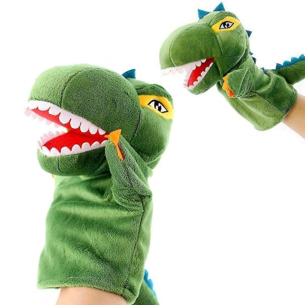 Dinosaur Marionette Handske Hand Puppet Doll Toys, Storys Talking Juguetes