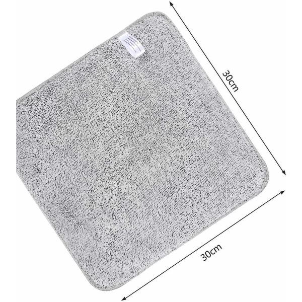 TG Mikrofiber Ansiktshanddukar Ultra Mjuk Bambu Kol Ansiktstvättlappar Ansiktsduk för Bad 12 tum X 12 tum