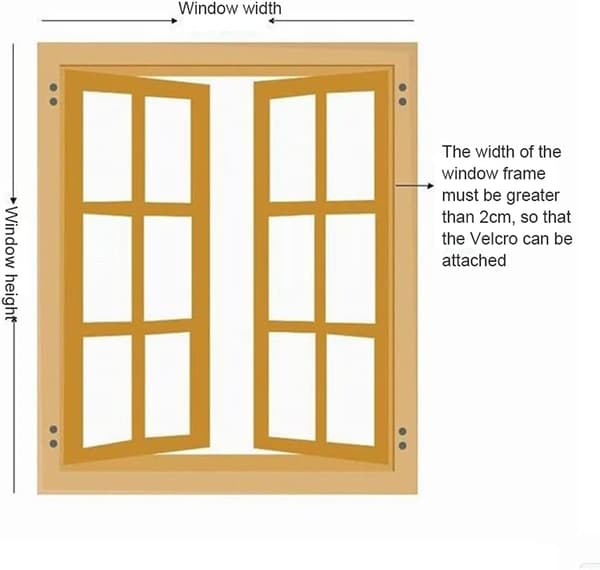 Window Mosquito Net, 3-pack Fly Screen Window DIY Self-Adhesive with 3 Rolls Hook Sticky Tape (White)_yux White