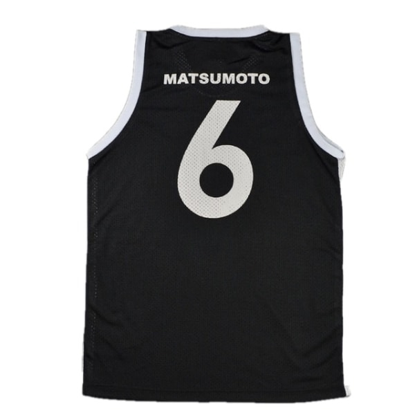 2023 Sommer Ny BG Korg MATSUMOTO#6 Sytrøje Sort XXXL